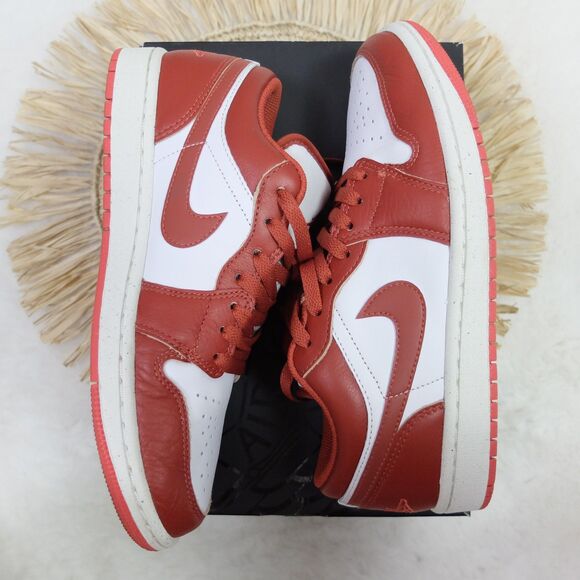 Nike Air Jordan 1 Low SE White/Lobster/Sail/Dune Red Size 7 - Picture 1 of 12